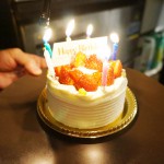 リラクゼーション Luna櫻井さんにサプライズ誕生ケーキ！