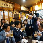 舛田代表の挨拶で乾杯！