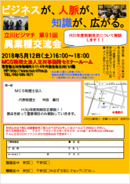 第91回MCS立川異業種交流会